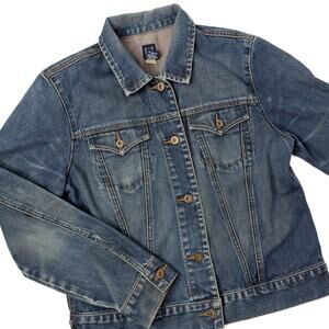 Vintage Y2K GAP Denim Trucker Jacket Womens size Large